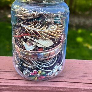 Mystery jewelry jar. Approximately 1.5 lbs per jar